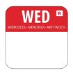 Picture of Hygiplas Removable Colour Coded Food Labels Wednesday (Pack of 1000)