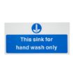 Picture of Vogue Hand Wash Only Sign