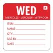Picture of Hygiplas Removable Day of the Week Label Wednesday (Pack of 500)