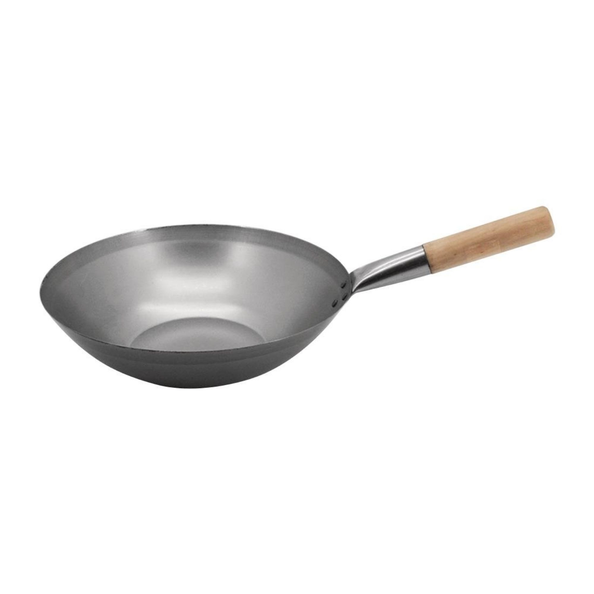 Picture of Vogue Mild Steel Wok Flat Base 330mm