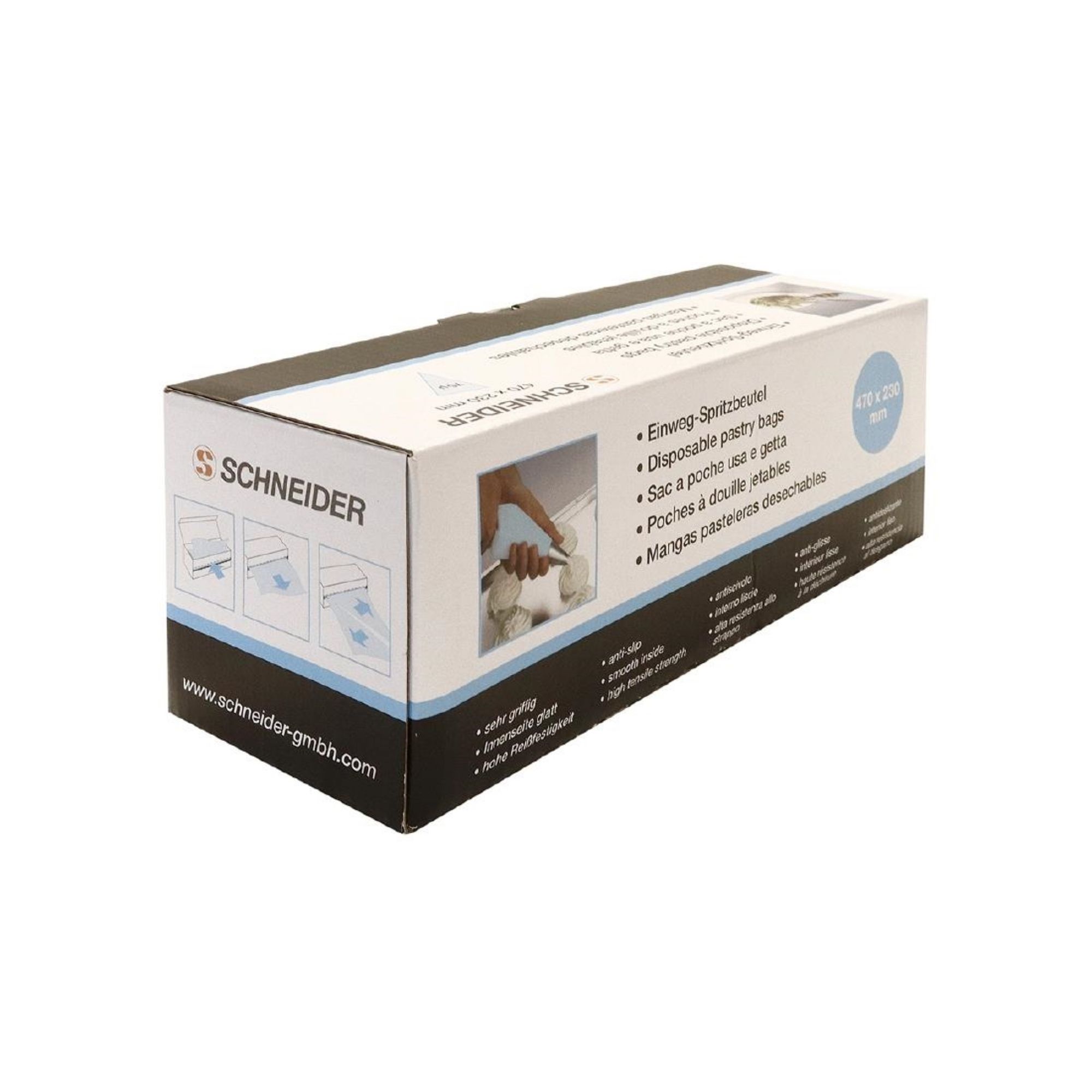 Picture of Schneider Blue Disposable Piping Bags 47cm (100 Pack)