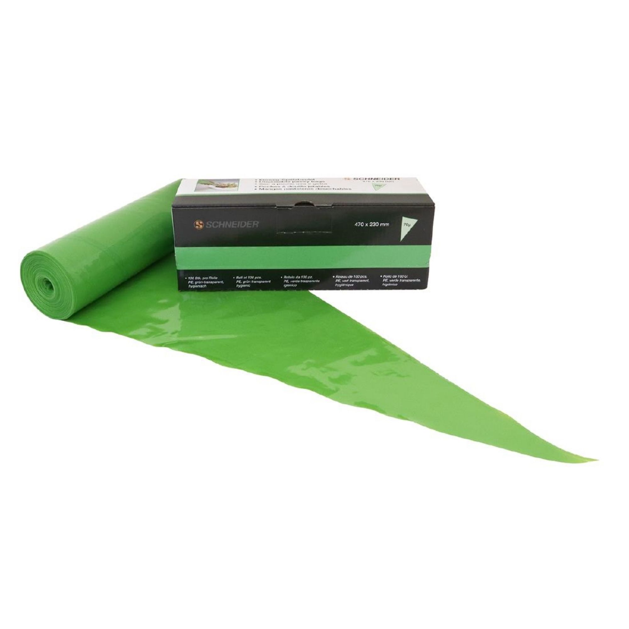 Picture of Schneider Green Disposable Piping Bags 47cm (100 pack)
