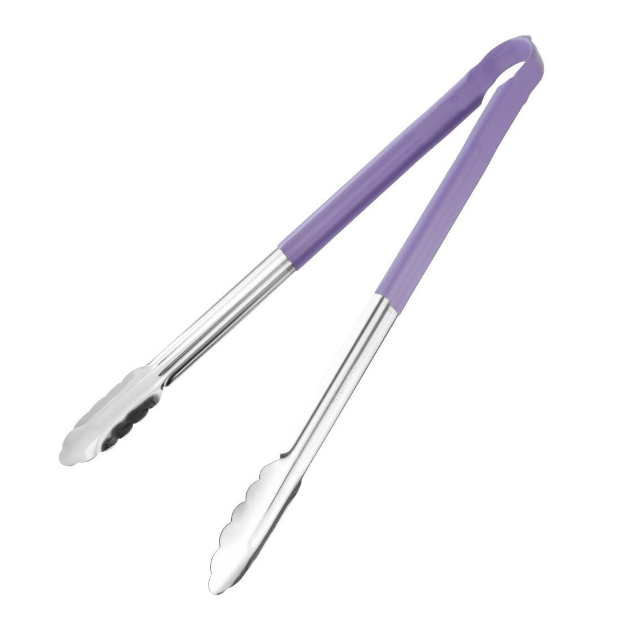 Picture of Hygiplas Colour Coded Serving Tong Purple - 405mm