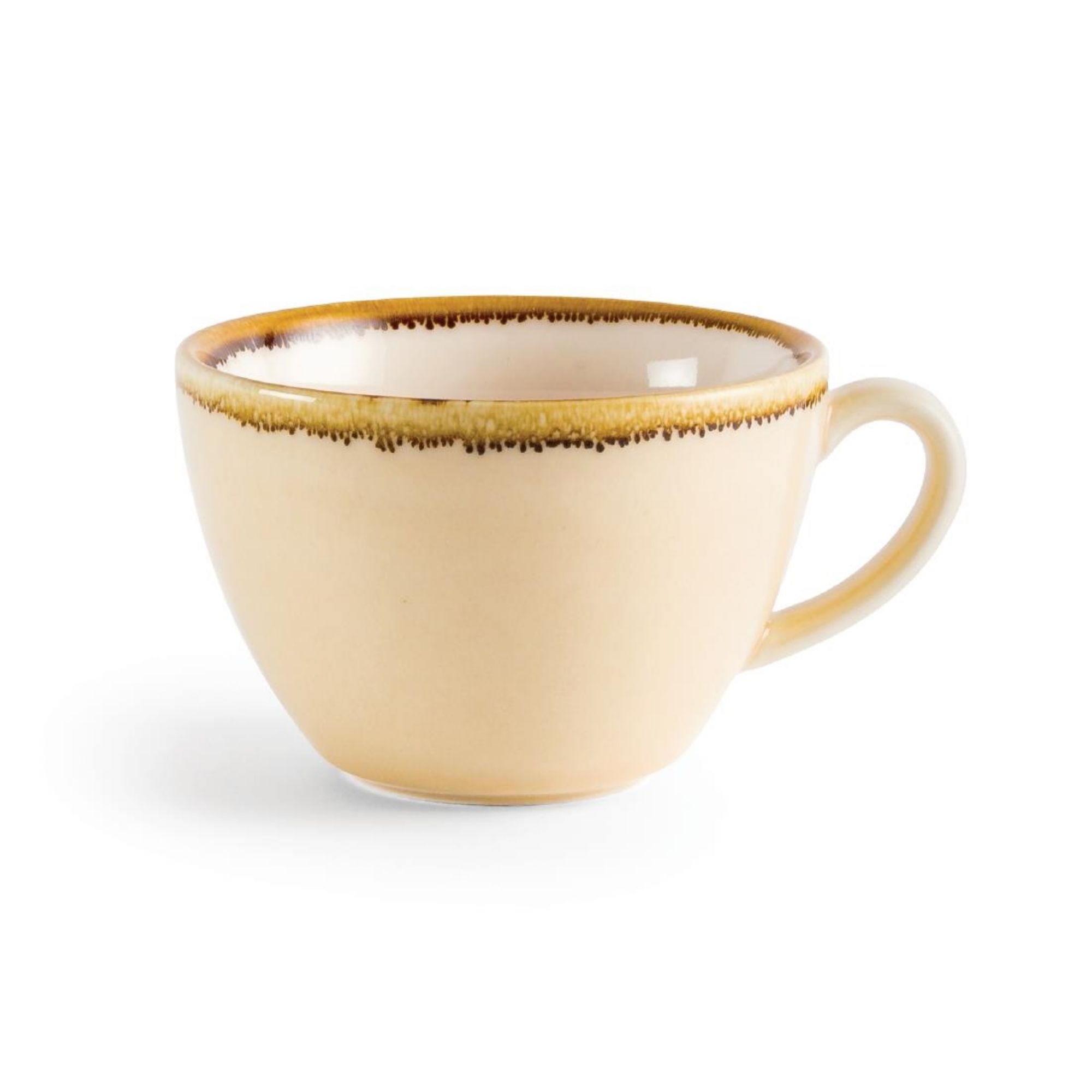 Picture of Olympia Kiln Cappuccino Cup Sandstone 340ml (Pack of 6)