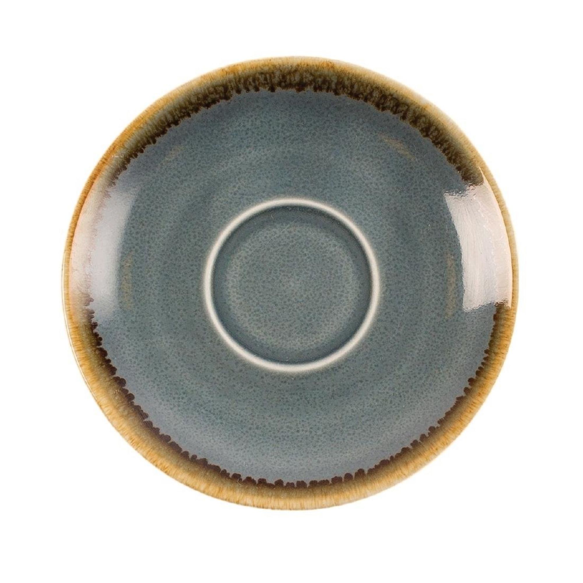 Picture of Olympia Kiln Espresso Saucer Ocean (Pack of 6)
