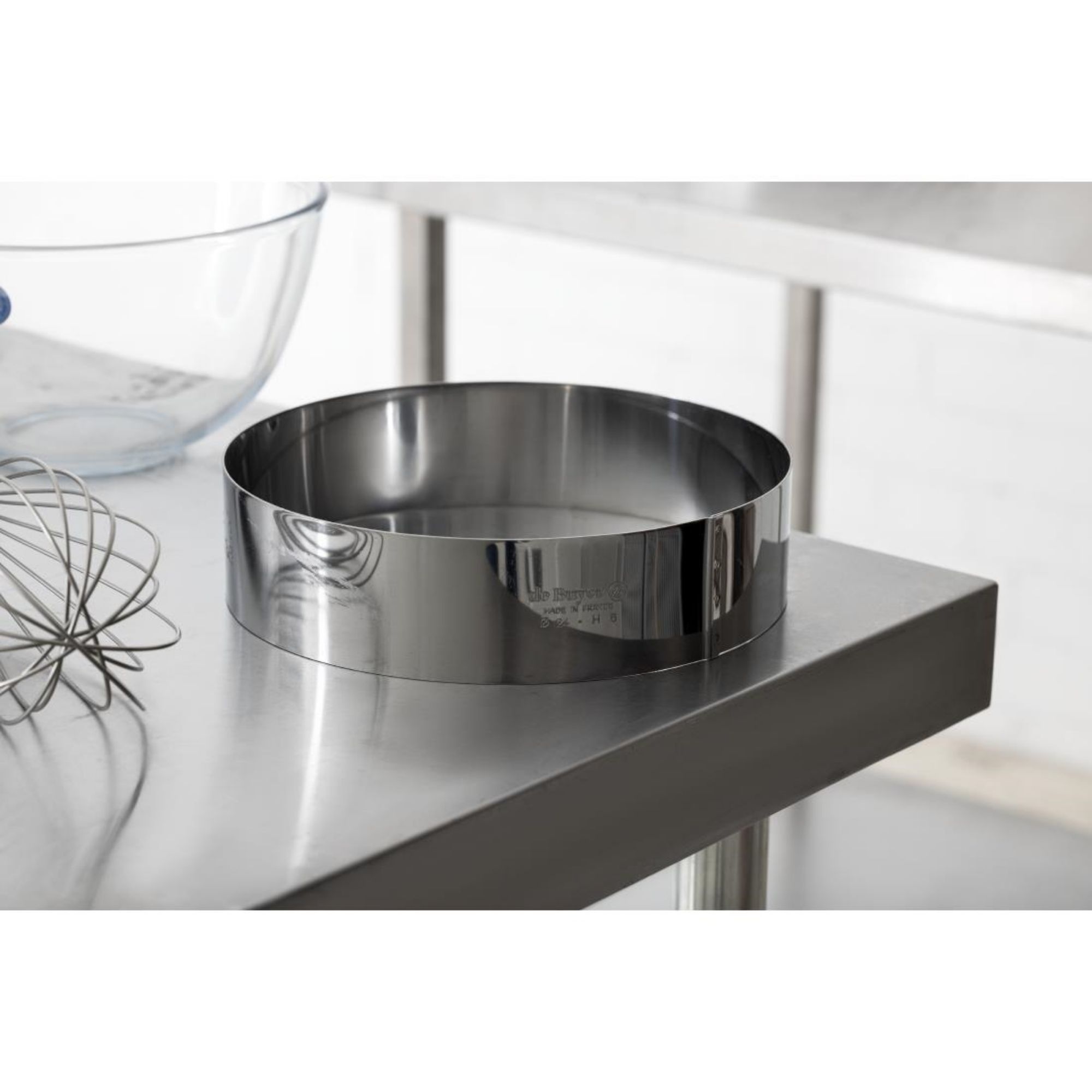 Picture of De Buyer Stainless Steel Mousse Ring 240 x 60mm