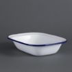 Picture of Olympia Enamel Dishes Rectangular 280 x 190mm (Pack of 6)