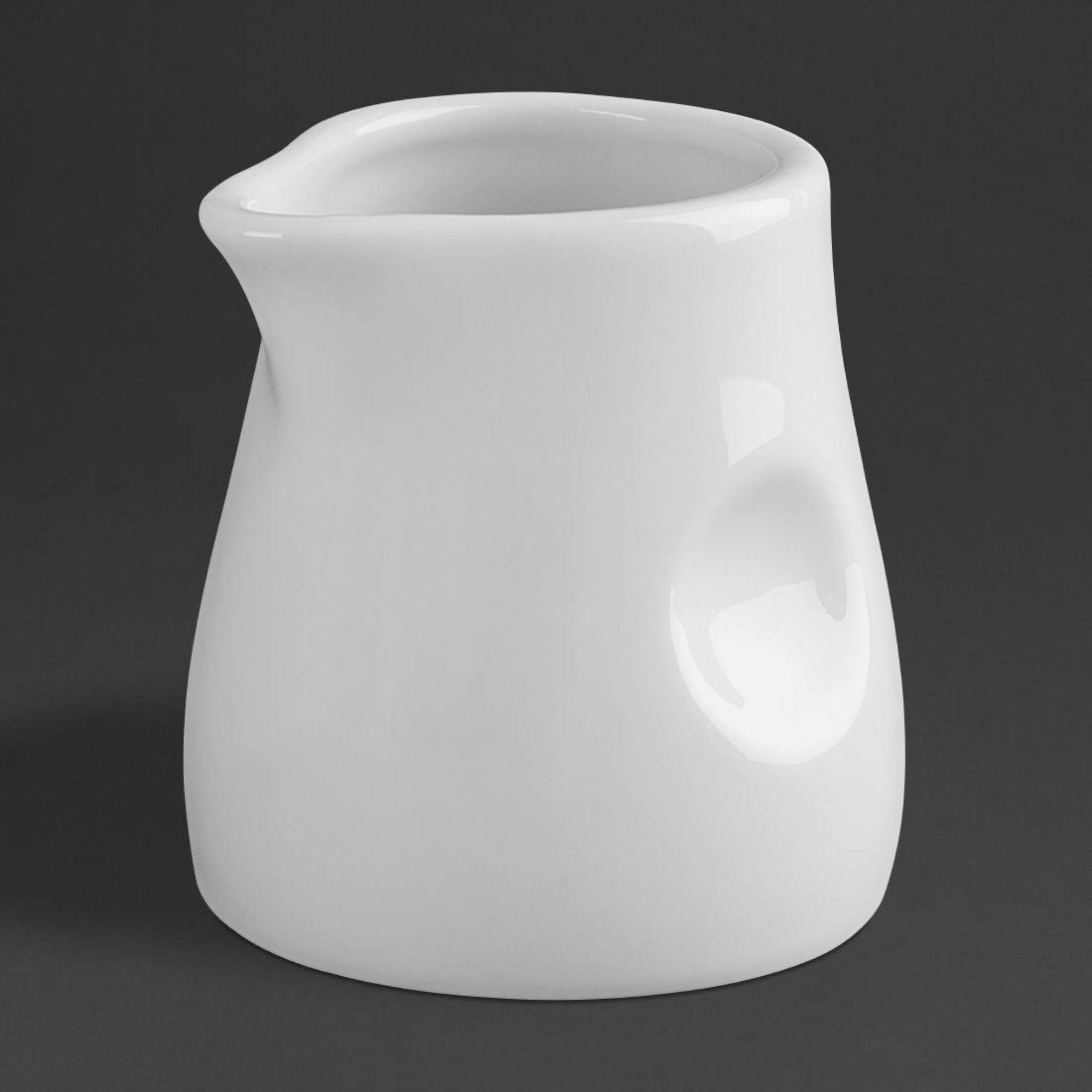 Picture of Olympia Whiteware Dimpled Milk Jugs 70ml (Pack of 6)