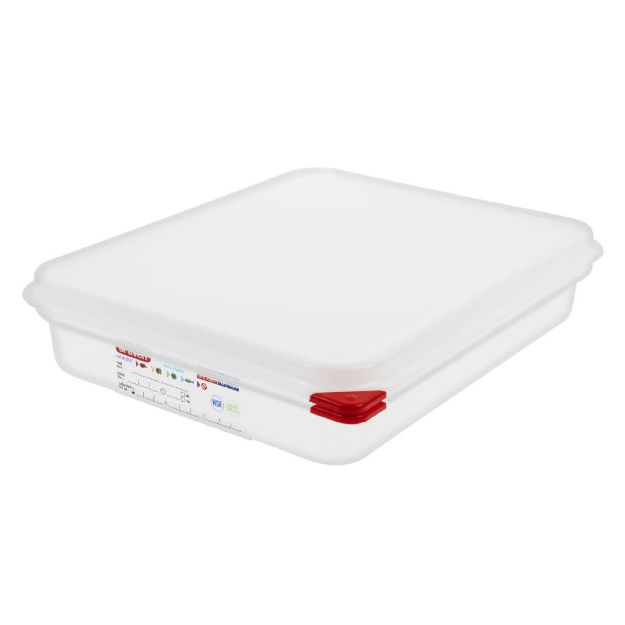 Picture of Araven Polypropylene 1/2 Gastronorm Food Containers 4Ltr (Pack of 4)