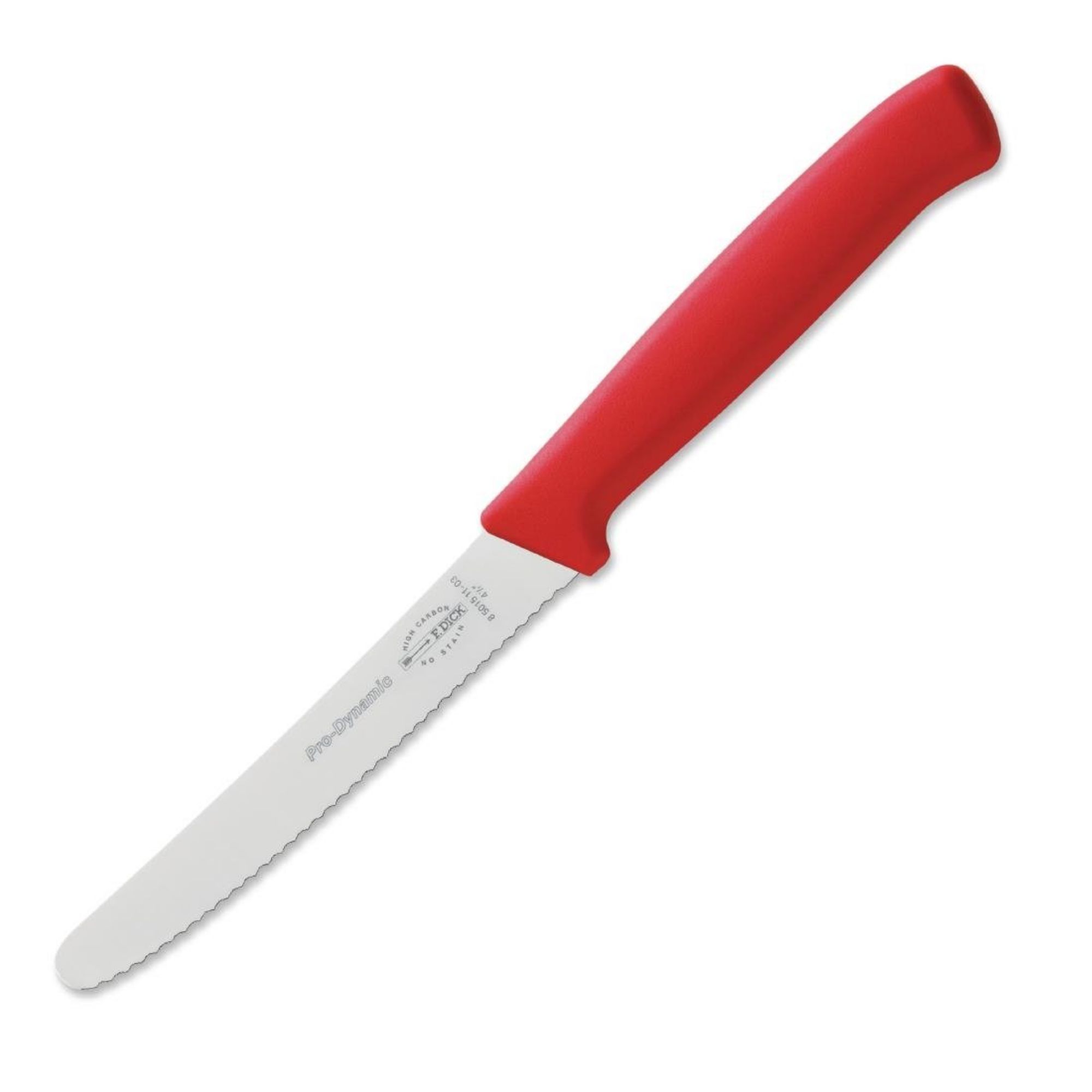 Picture of Dick Pro Dynamic Red Serrated Utility Knife 11.4cm