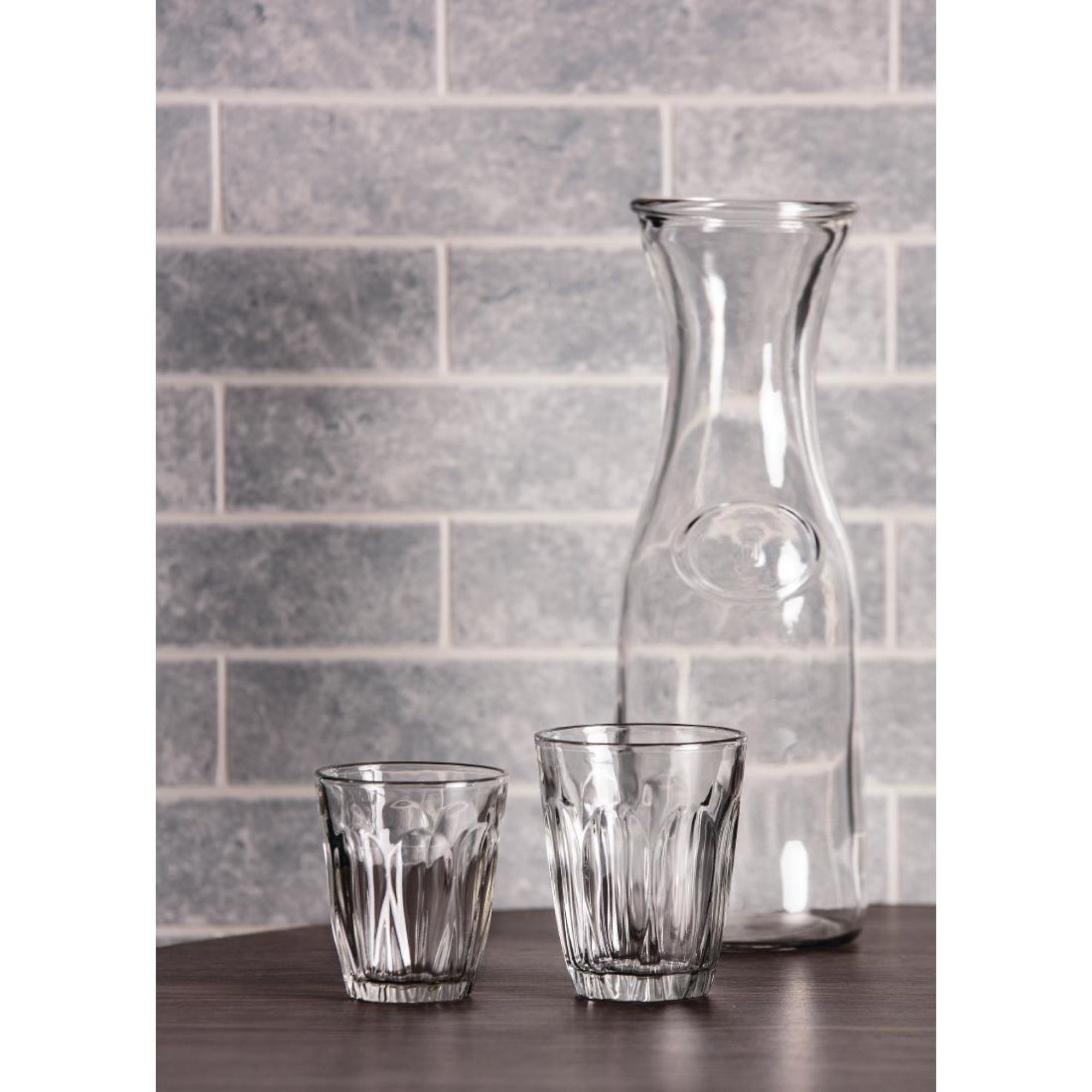 Picture of Olympia Glass Carafe 1Ltr (Pack of 6)