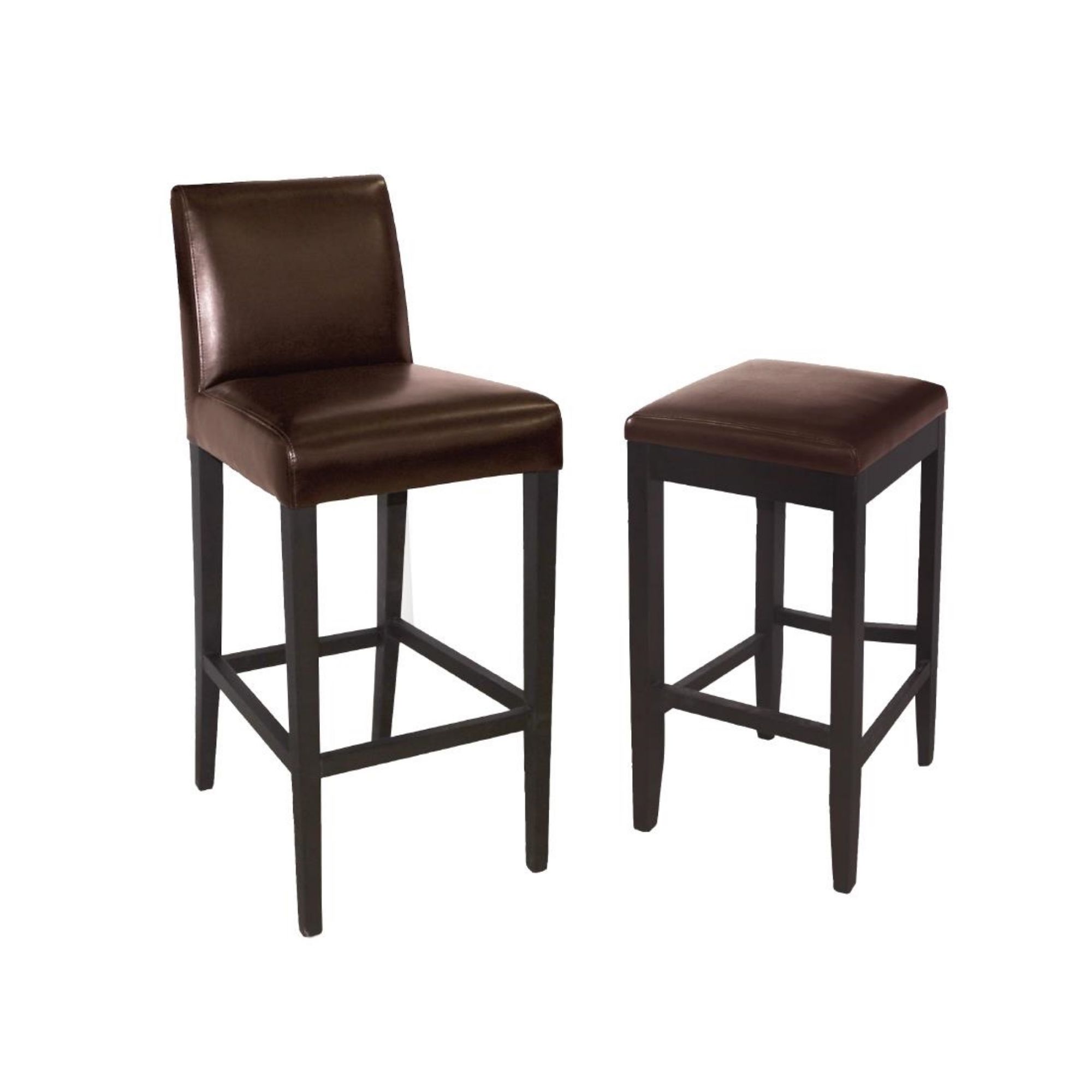 Picture of Bolero Faux Leather High Bar Stool Brown (Single)