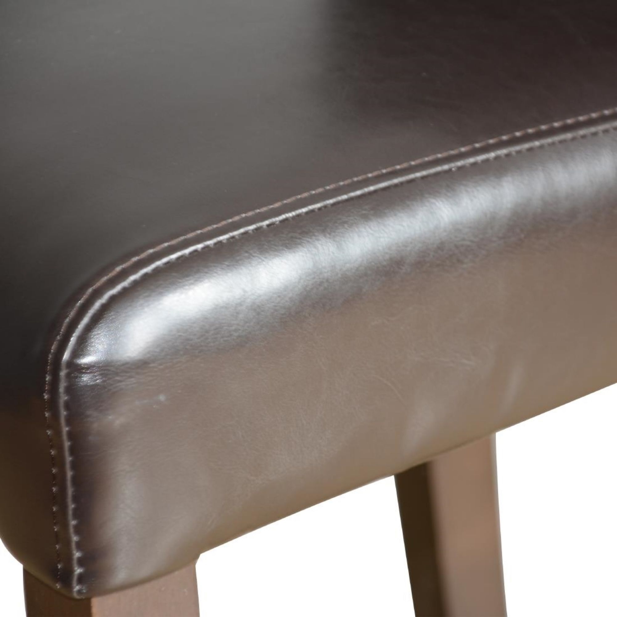Picture of Bolero Faux Leather High Bar Stool Brown (Single)