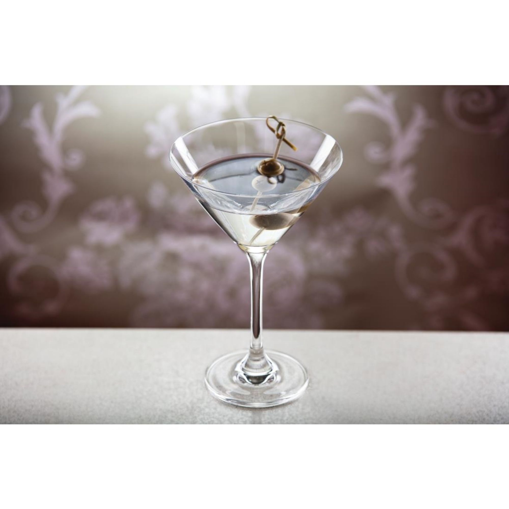 Picture of Olympia Bar Collection Crystal Martini Glasses 275ml (Pack of 6)