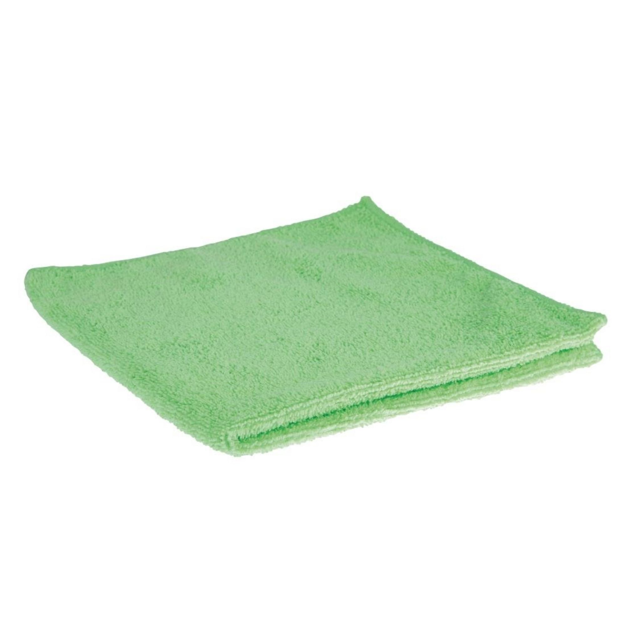 Picture of Jantex Microfibre Cloths Green (Pack of 5)