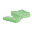 Picture of Jantex Microfibre Cloths Green (Pack of 5)
