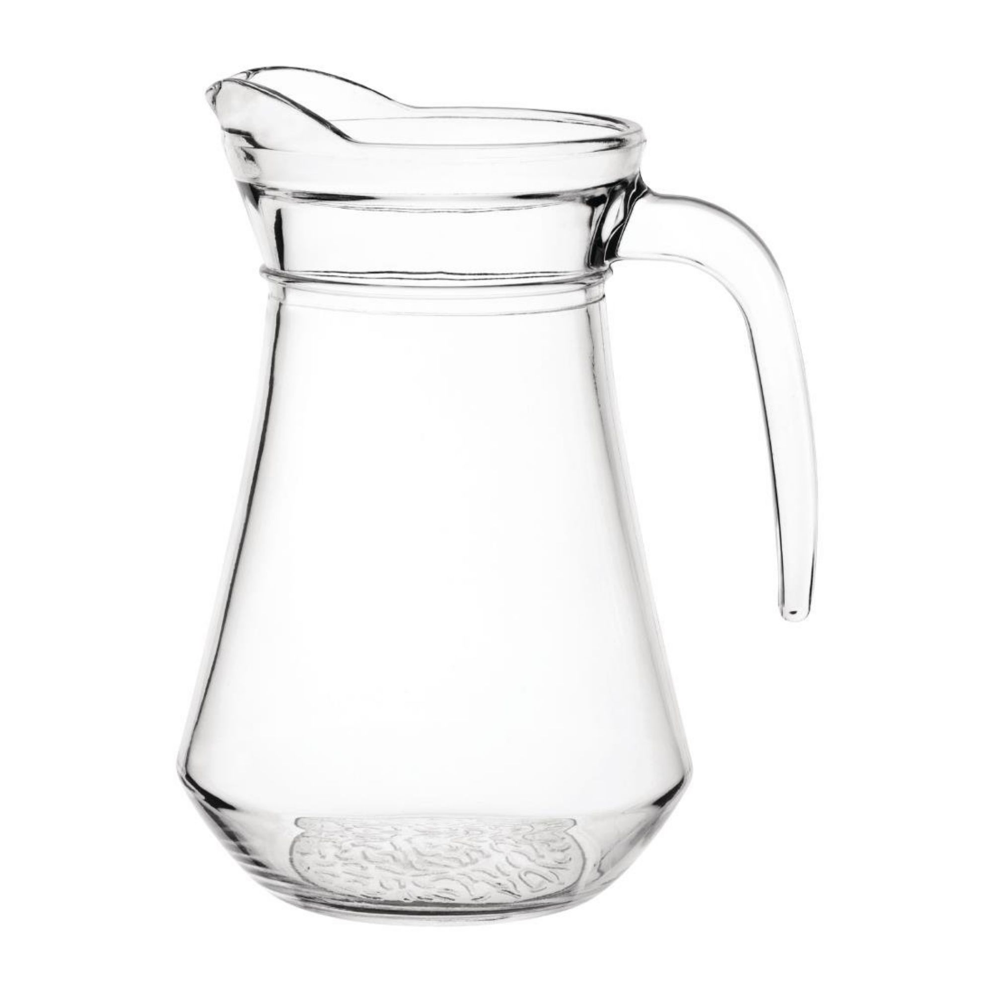 Picture of Olympia Glass Jugs 1Ltr (Pack of 6)