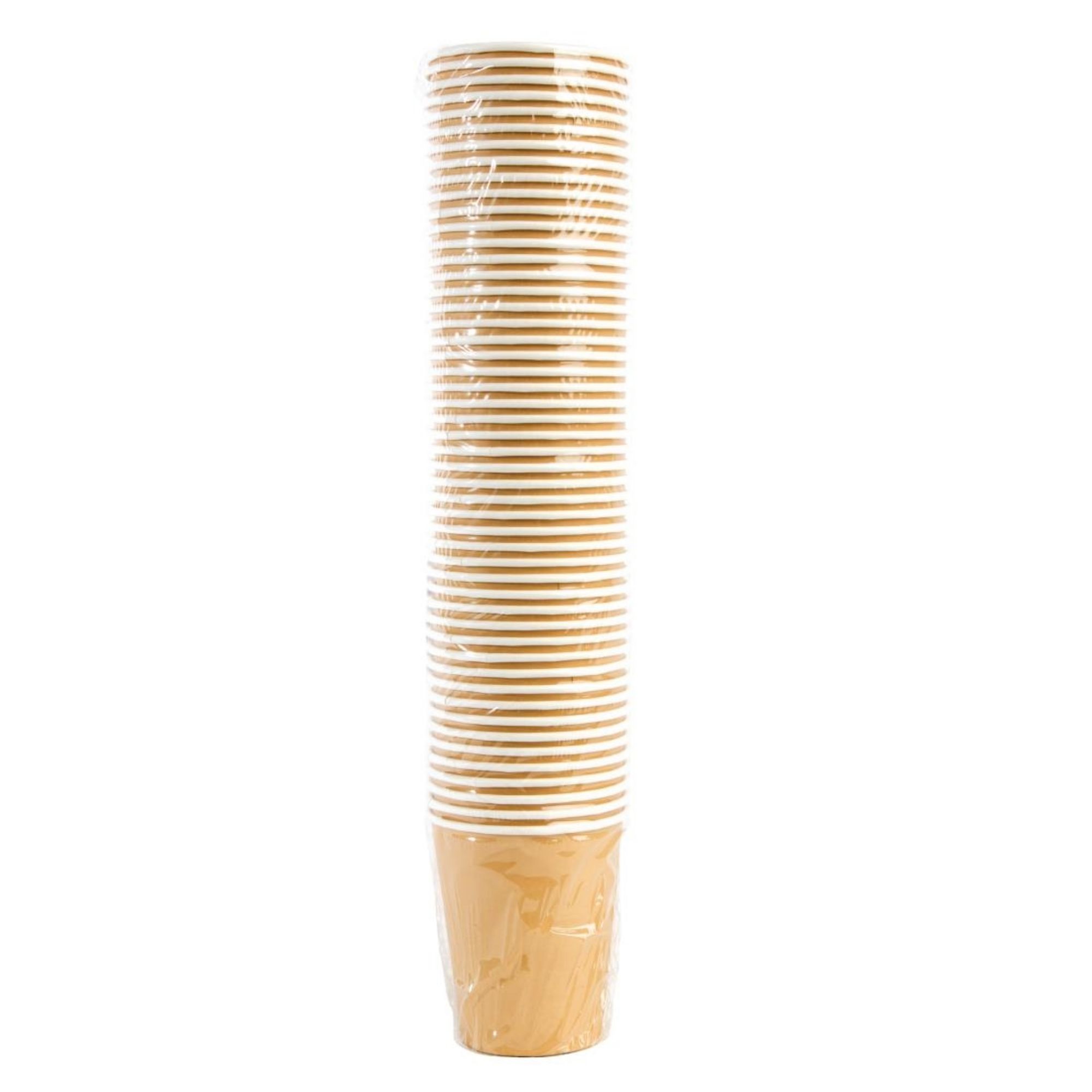 Picture of Fiesta Recyclable Coffee Cups Single Wall Kraft 225ml / 8oz (Pack of 1000)