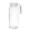 Picture of Olympia Ribbed Glass Jugs 1Ltr (Pack of 6)
