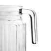 Picture of Olympia Ribbed Glass Jugs 1Ltr (Pack of 6)