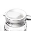 Picture of Olympia Ribbed Glass Jugs 1Ltr (Pack of 6)