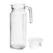 Picture of Olympia Ribbed Glass Jugs 1Ltr (Pack of 6)