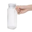 Picture of Olympia Ribbed Glass Jugs 1Ltr (Pack of 6)