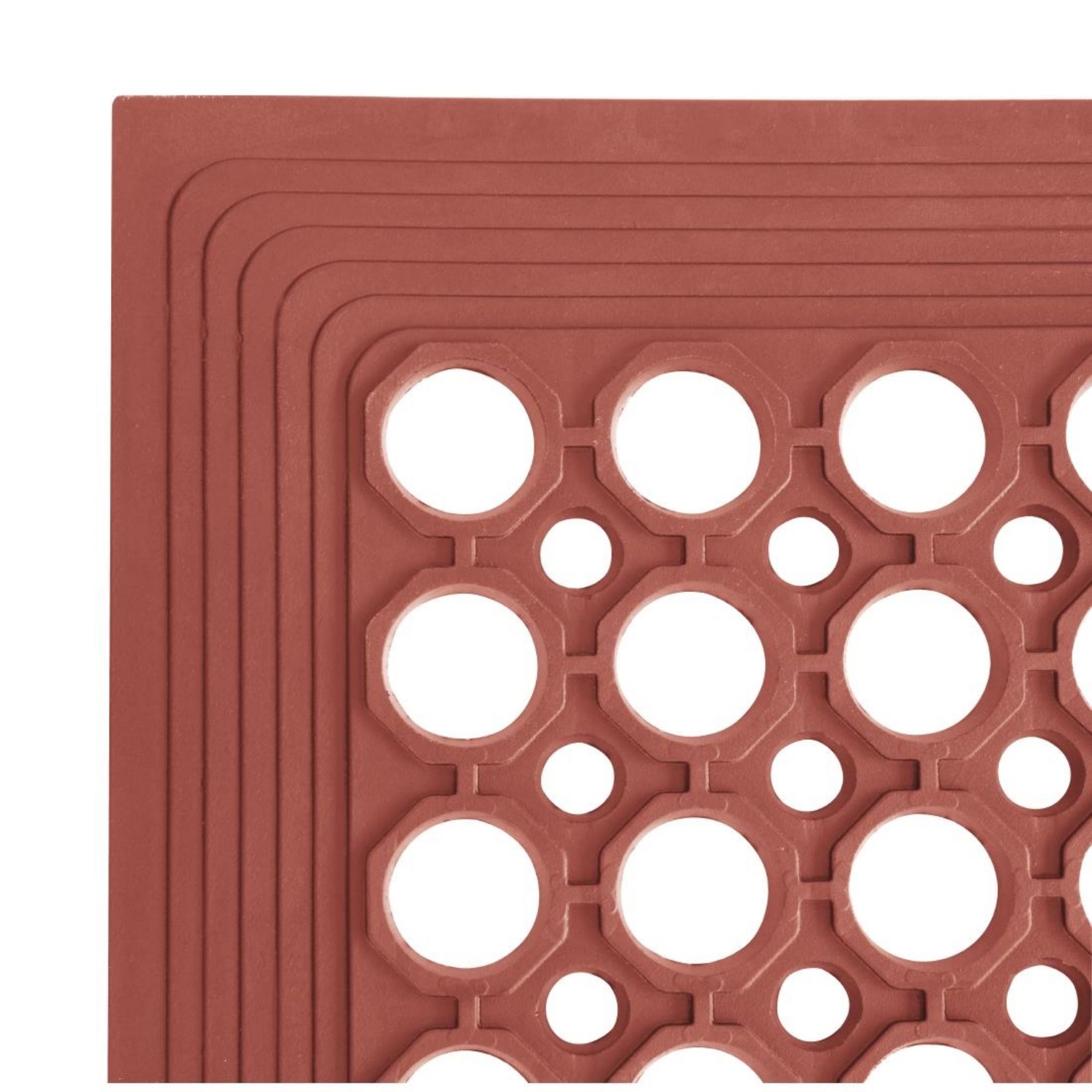 Picture of Jantex Rubber Grease Resistant Anti Fatigue Mat Red 1500 x 900mm