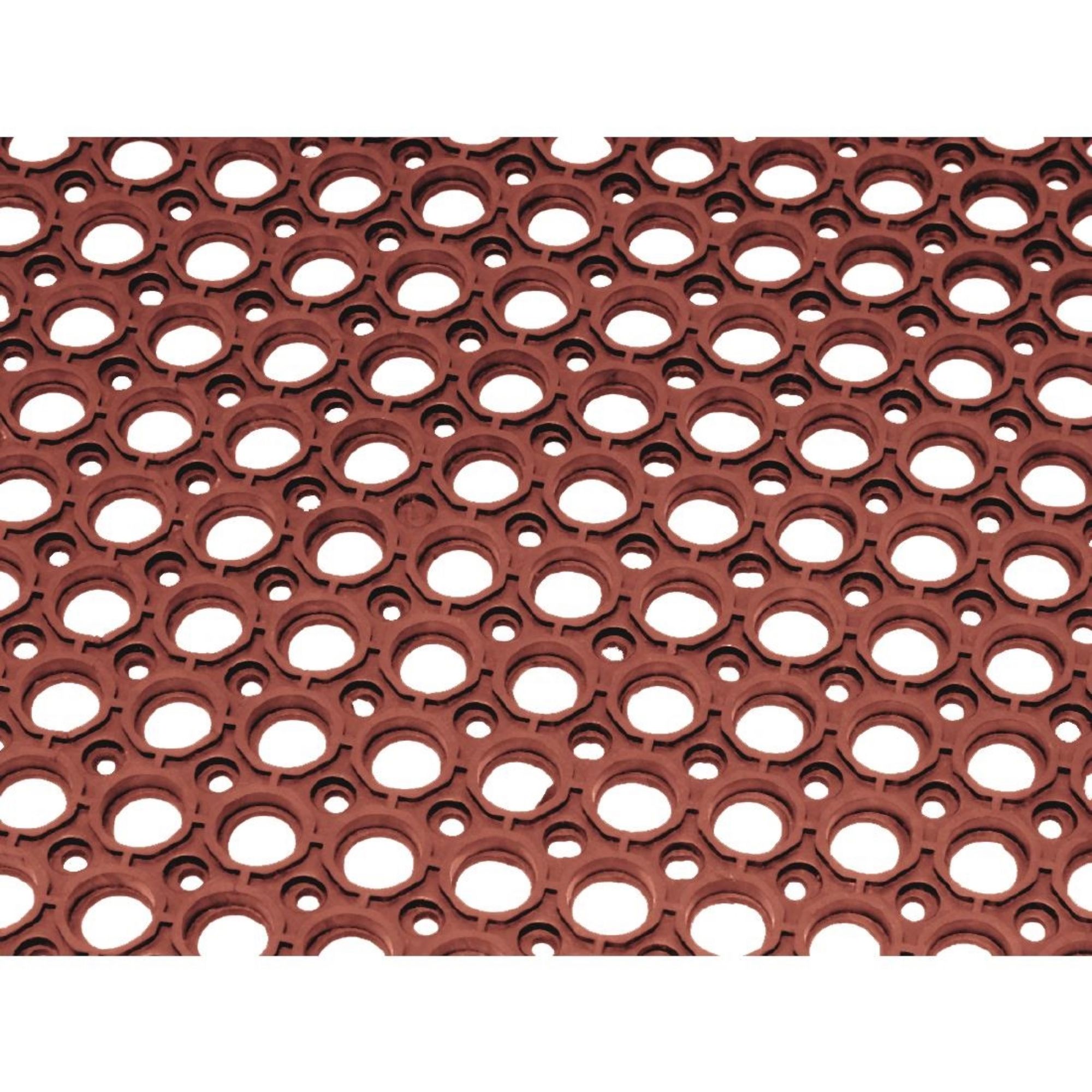 Picture of Jantex Rubber Grease Resistant Anti Fatigue Mat Red 1500 x 900mm