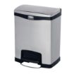 Picture of Rubbermaid Slim Jim Front Step on Pedal Bin Stainless Steel 30Ltr