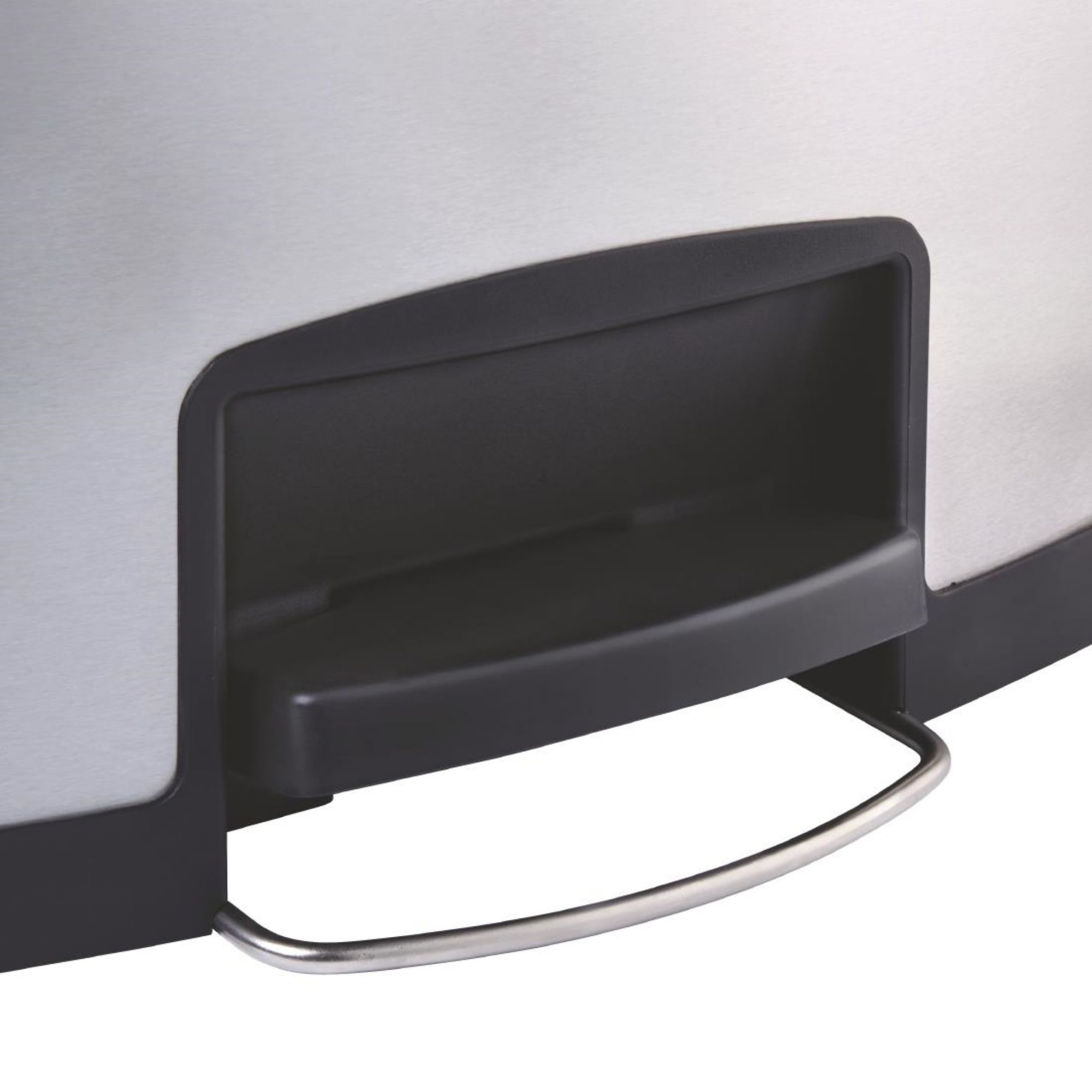 Picture of Rubbermaid Slim Jim Front Step on Pedal Bin Stainless Steel 30Ltr