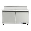 Picture of Polar U-Series Double Door Prep Counter Fridge 527Ltr