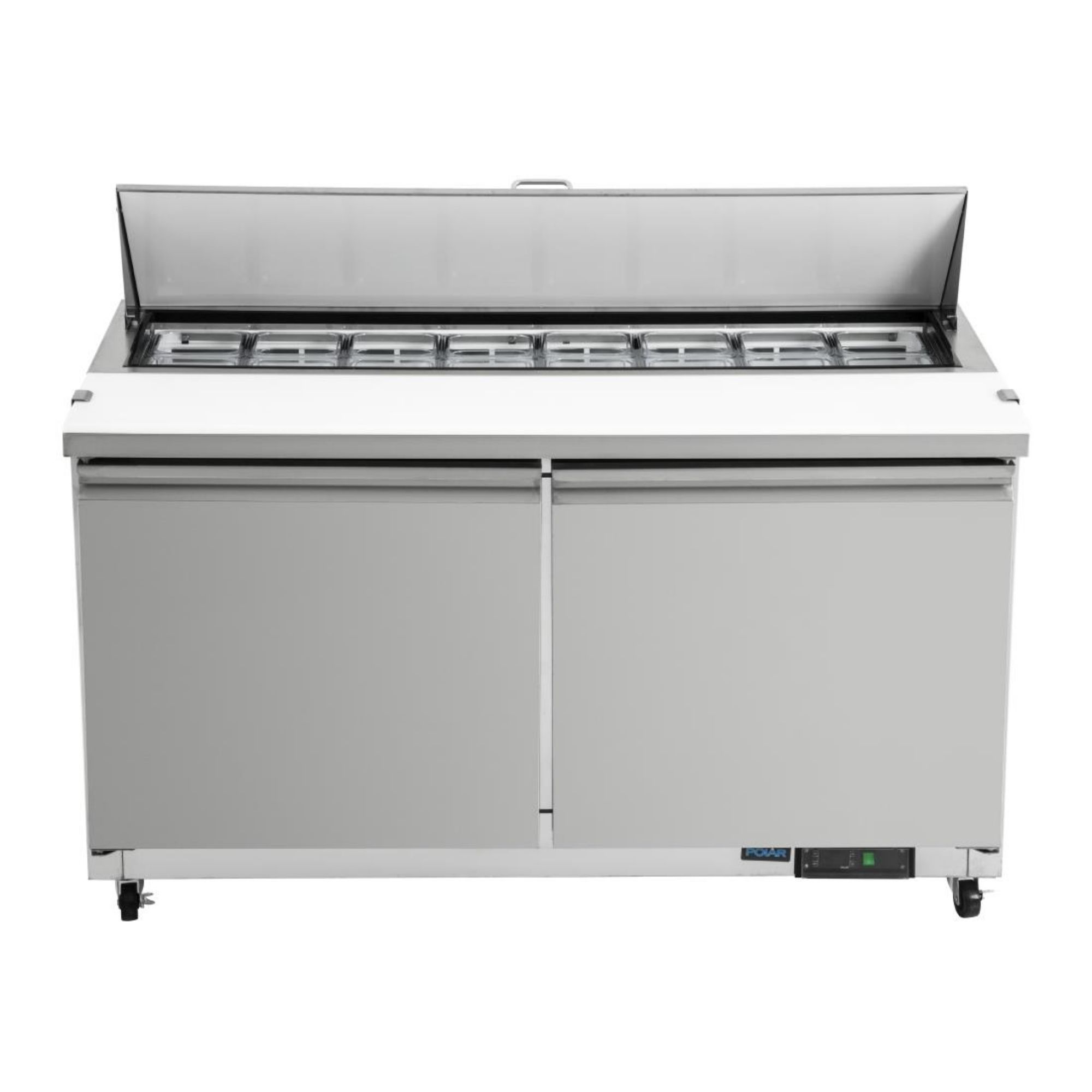 Picture of Polar U-Series Double Door Prep Counter Fridge 527Ltr