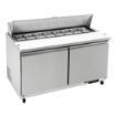 Picture of Polar U-Series Double Door Prep Counter Fridge 527Ltr