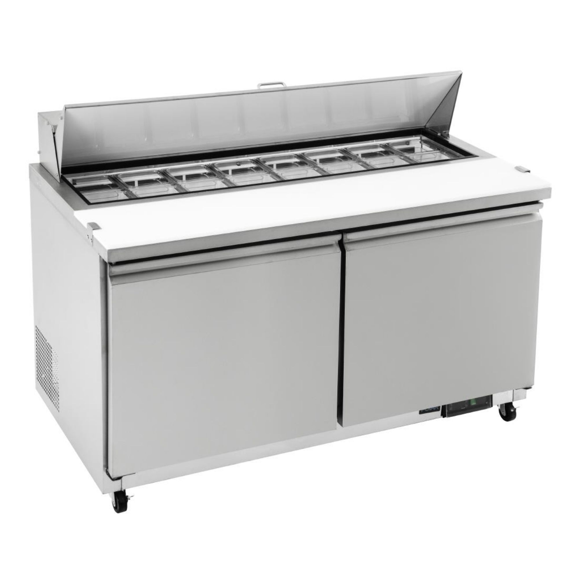 Picture of Polar U-Series Double Door Prep Counter Fridge 527Ltr