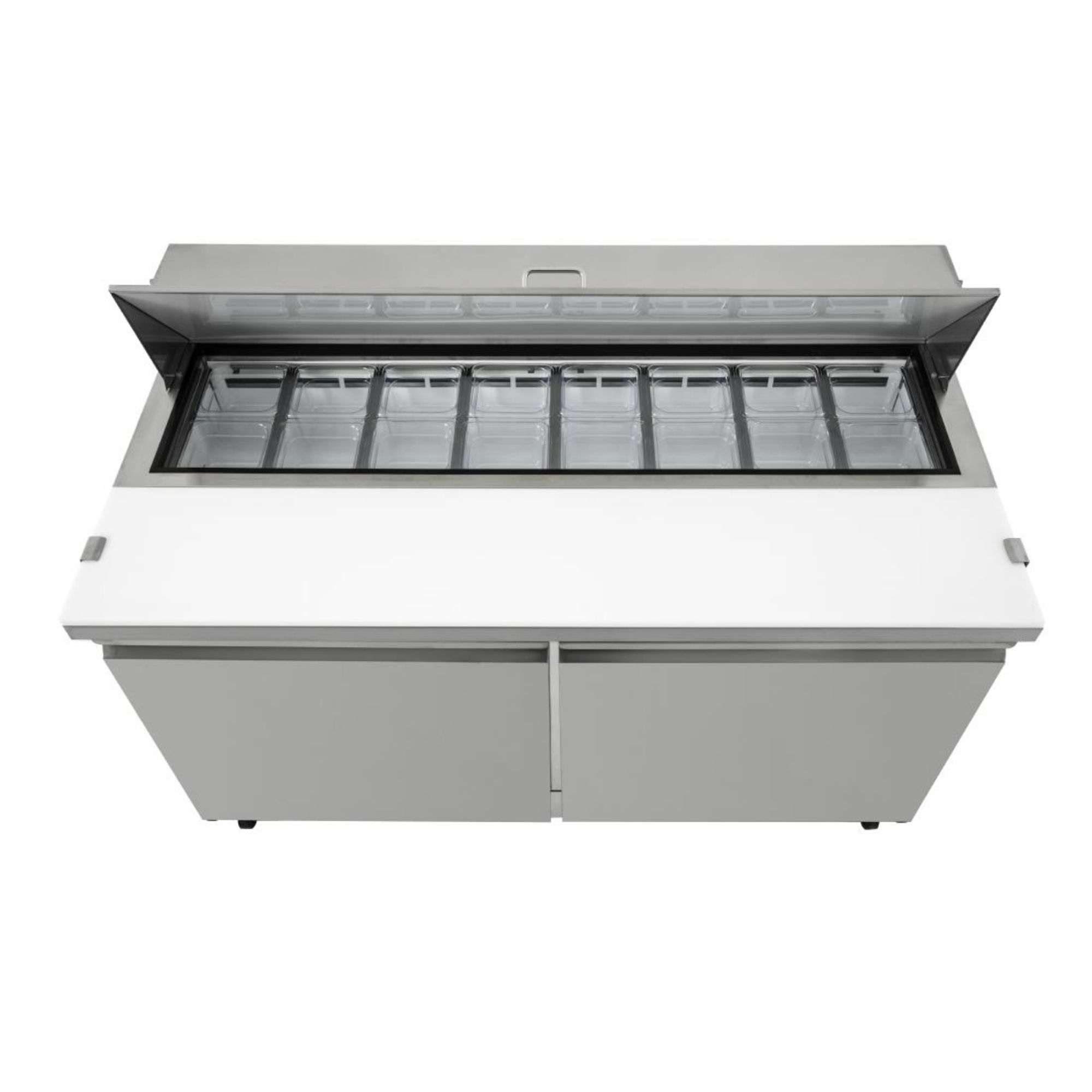 Picture of Polar U-Series Double Door Prep Counter Fridge 527Ltr