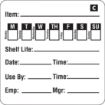 Picture of Hygiplas Freezable Day of the Week Labels (Pack of 500)