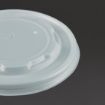 Picture of Vegware Compostable Hot Food Pot Flat Lids 350ml / 12oz and 455ml / 16oz (500 pack)