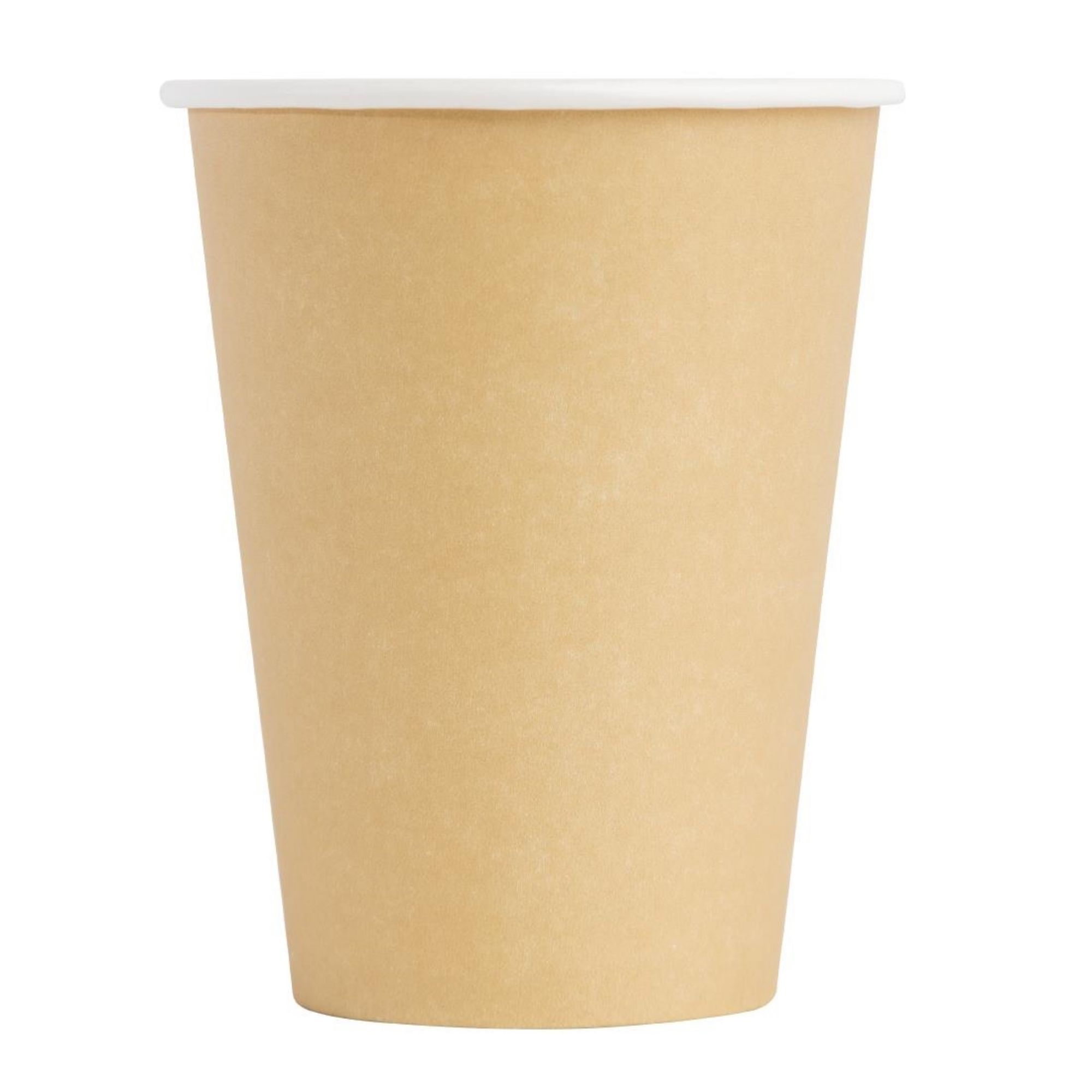 Picture of Fiesta Recyclable Coffee Cups Single Wall Kraft 340ml / 12oz (Pack of 50)