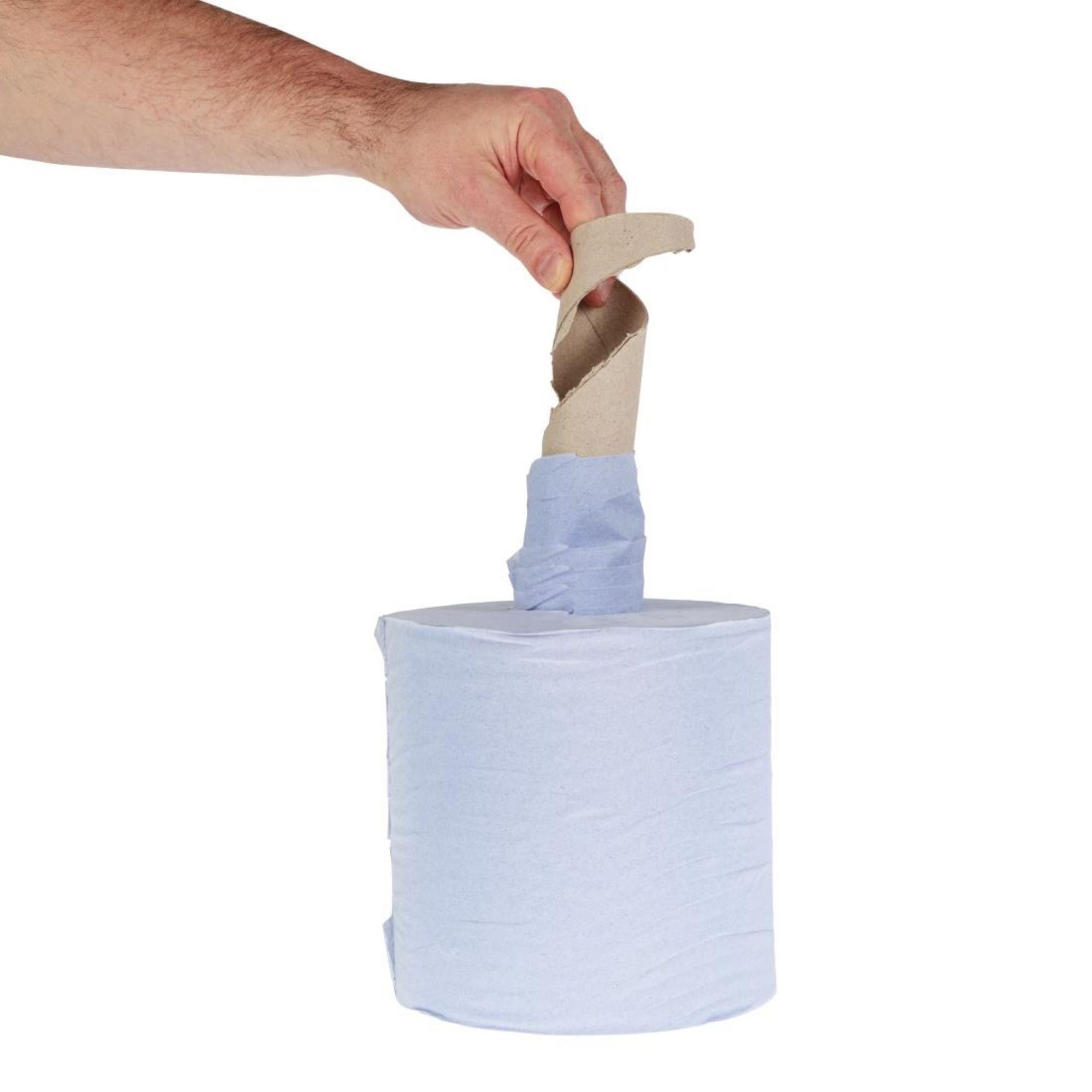 Picture of Jantex Blue Centrefeed Rolls 1ply 285m (Pack of 6)