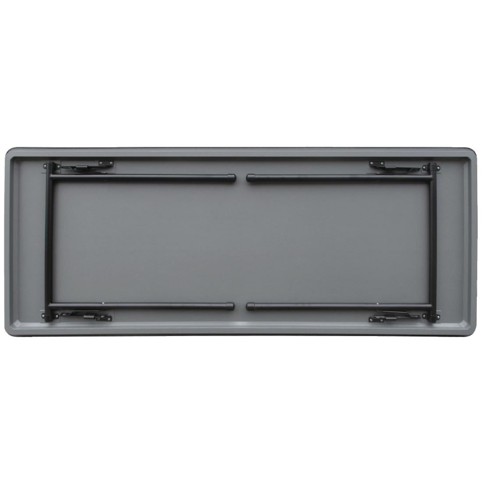 Picture of Bolero ABS Rectangular Folding Table Grey 6ft (Single)
