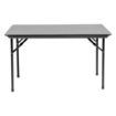 Picture of Bolero ABS Rectangular Folding Table Grey 4ft (Single)