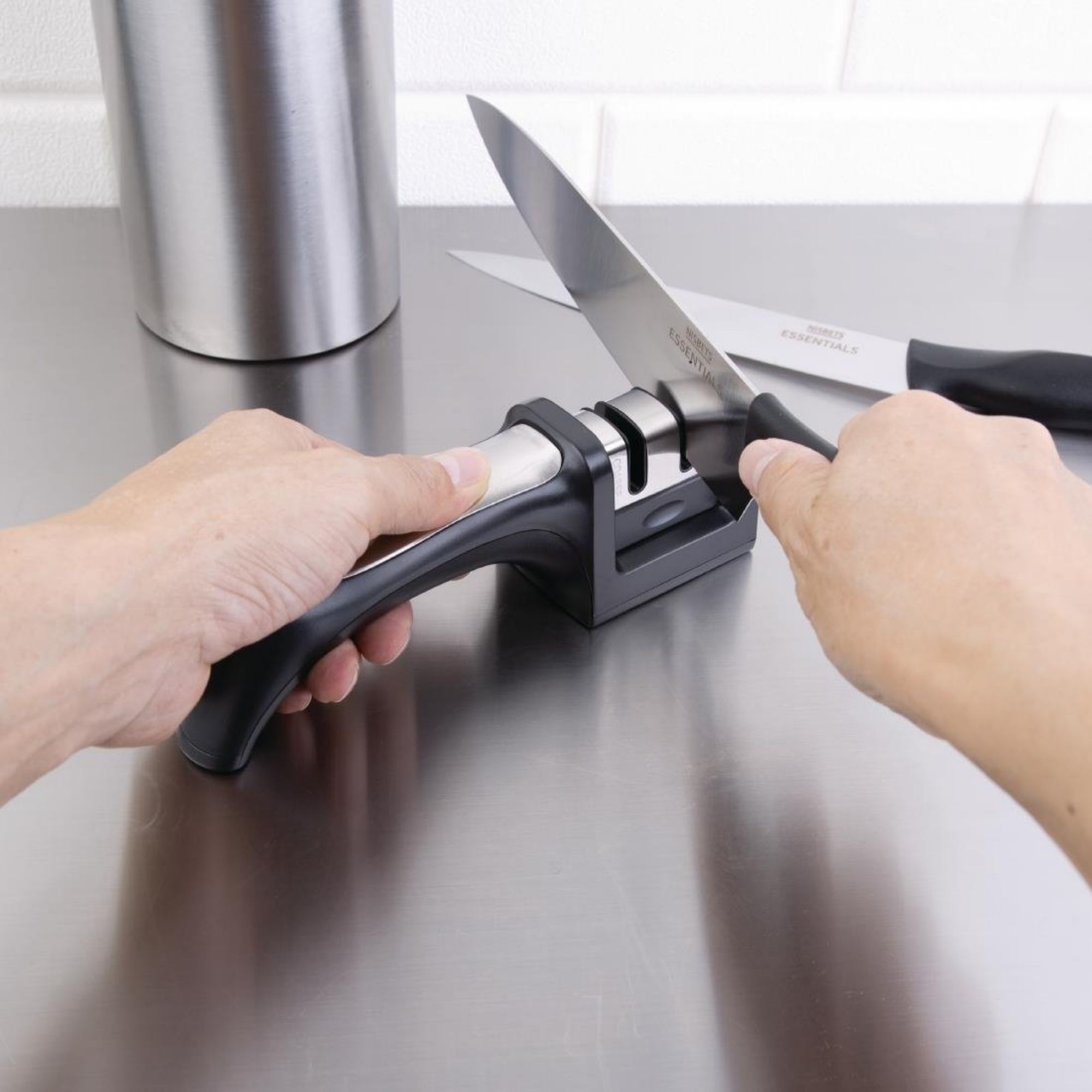 Picture of Vogue Two Stage Manual Knife Sharpener