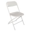 Picture of Bolero PP Folding Chairs White (Pack of 10)