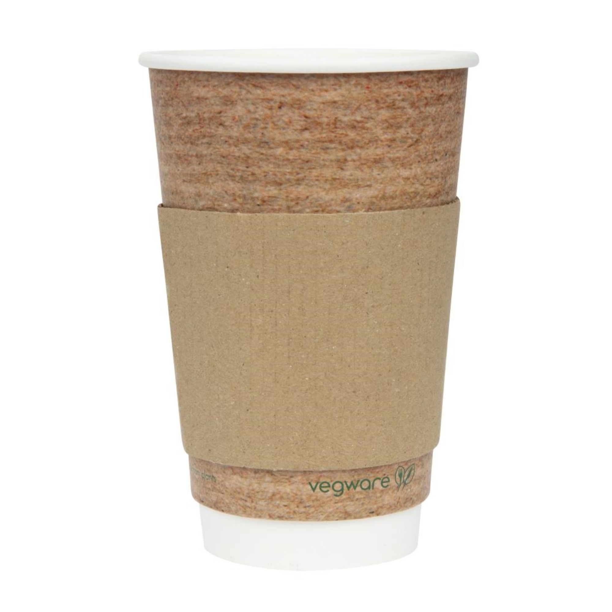 Picture of Fiesta Compostable Corrugated Cup Sleeves for 12/16oz Cups (Pack of 1000)
