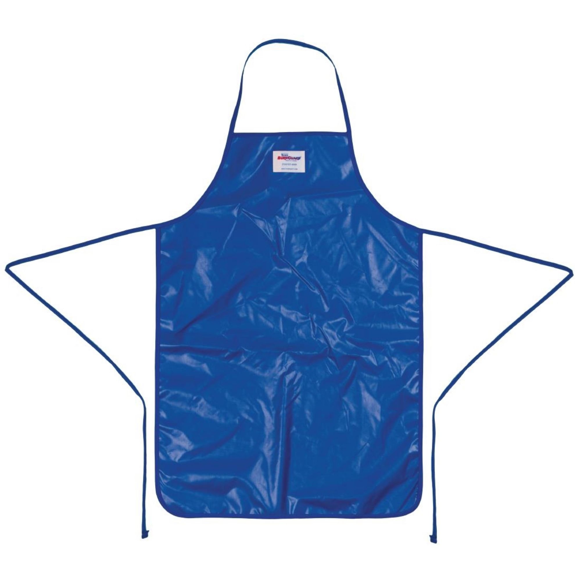Picture of Burnguard Nylon QuicKlean Bib Apron Blue