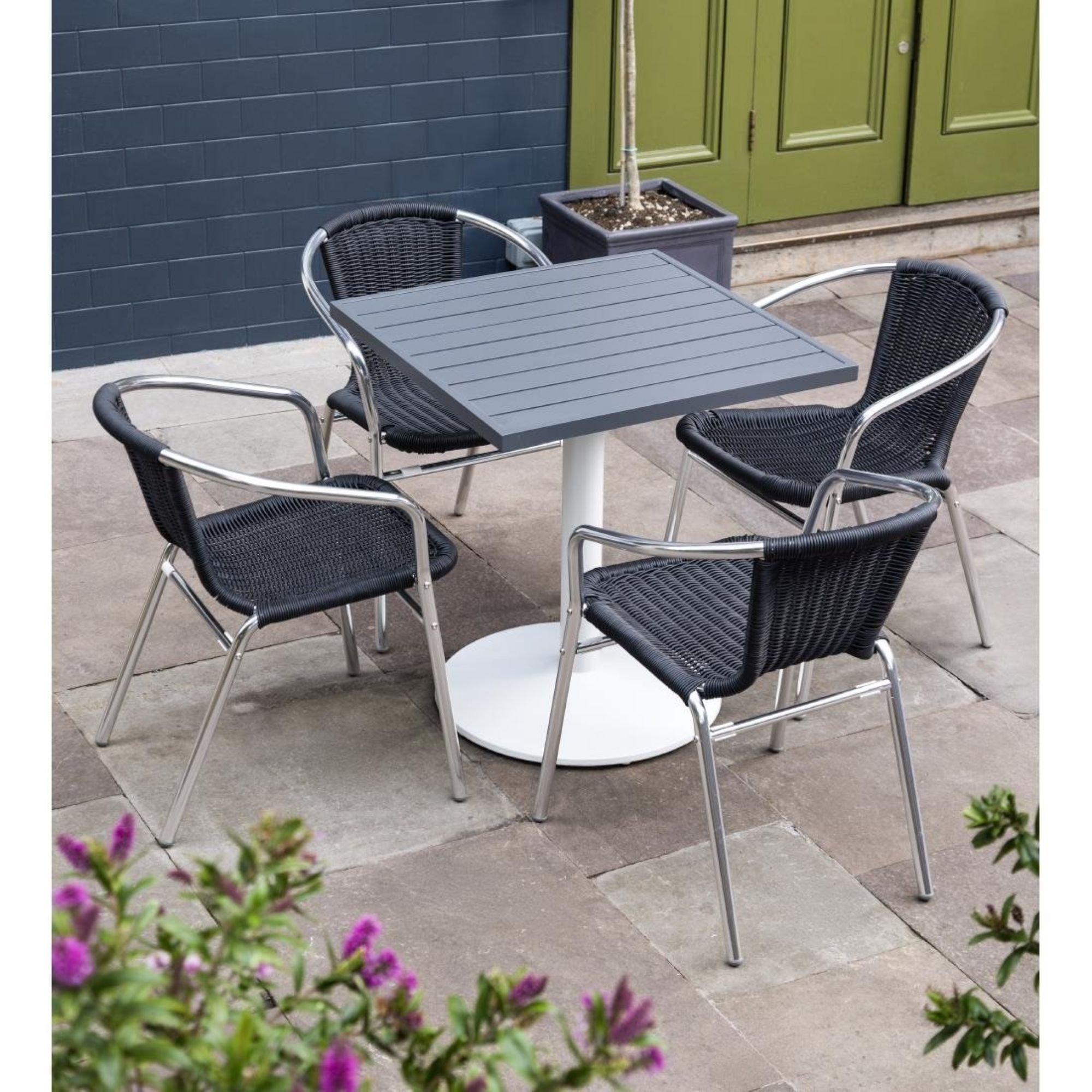 Picture of Bolero Cast Iron Round Table Base White