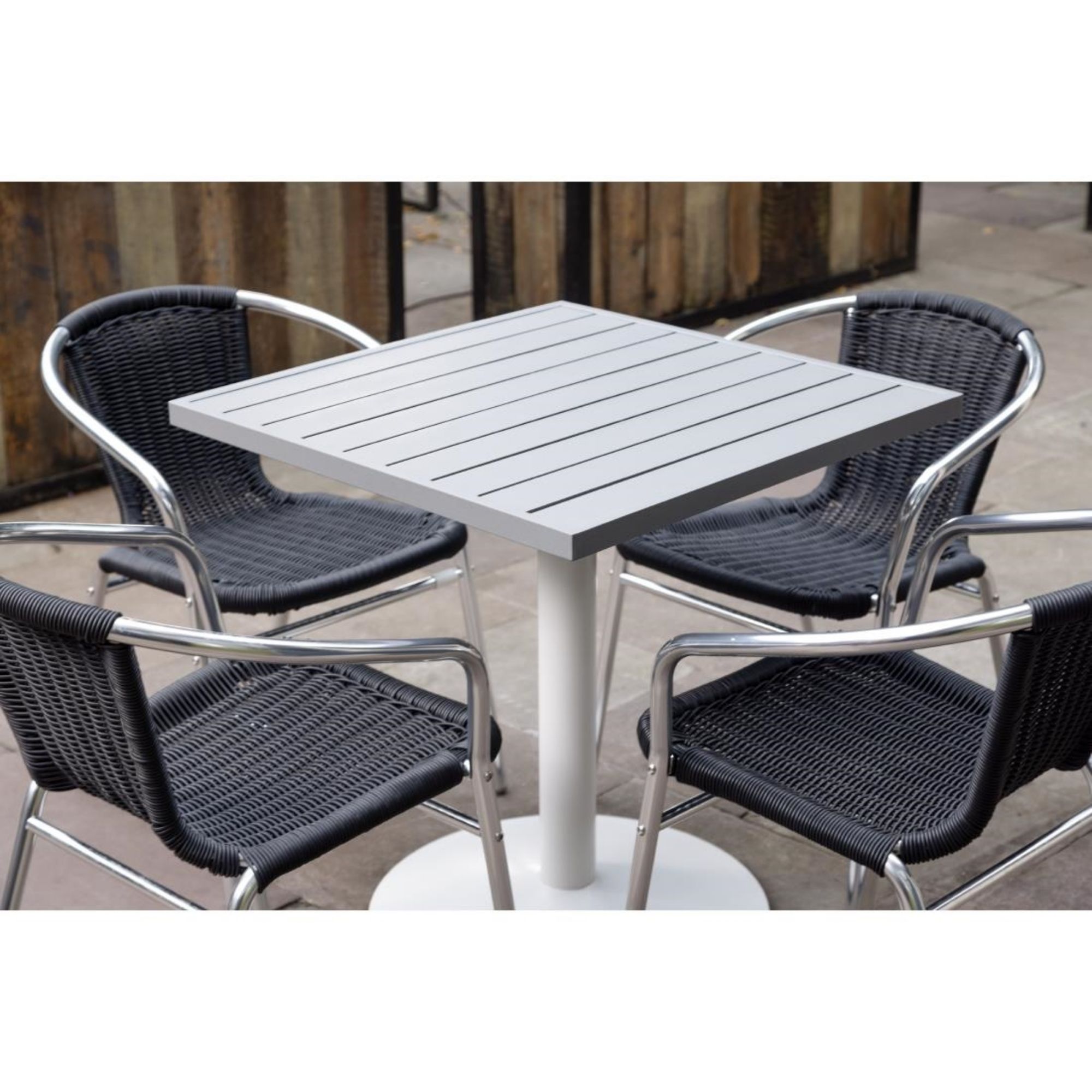Picture of Bolero Cast Iron Round Table Base White