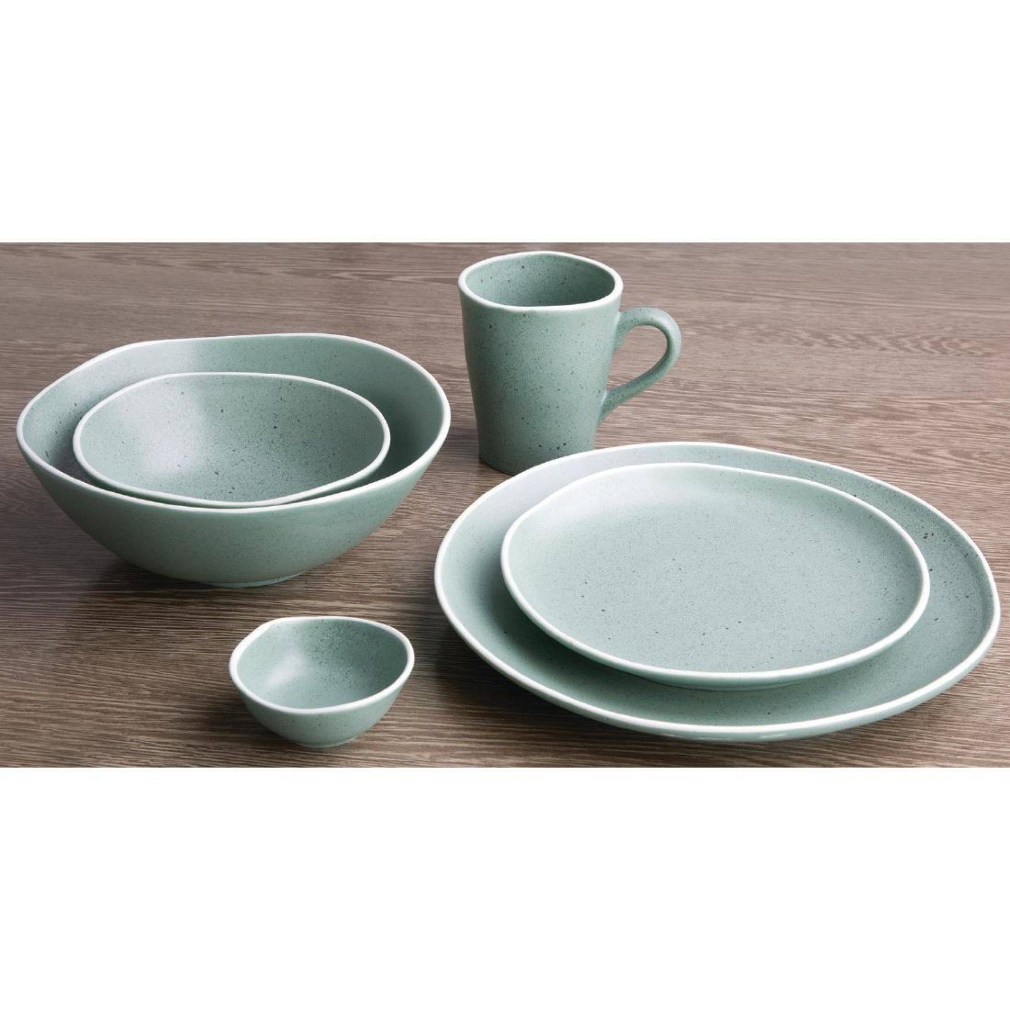 Picture of Olympia Chia Plates Green 270mm (Pack of 6)