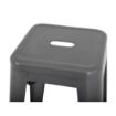 Picture of Bolero Bistro Steel High Stool Gun Metal (Pack Of 4)